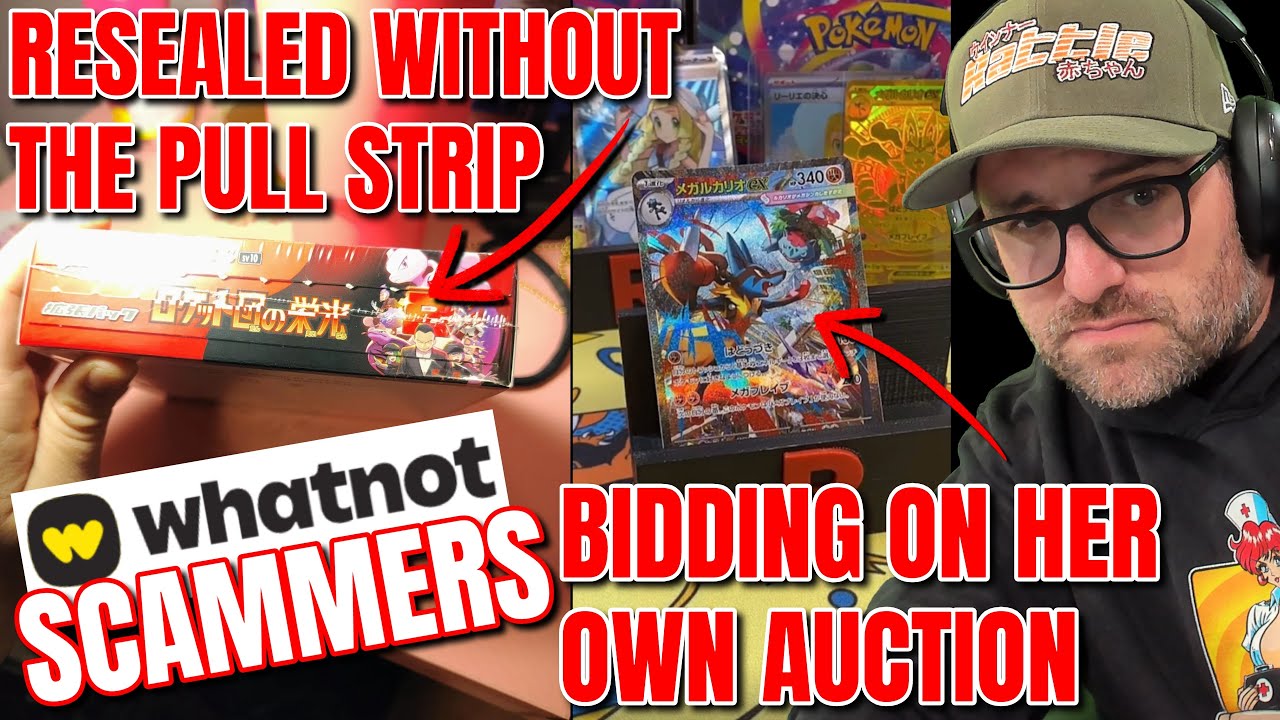 New Whatnot SCAMMERS & CRASHOUTS - Pokemon Cards, Sports & More