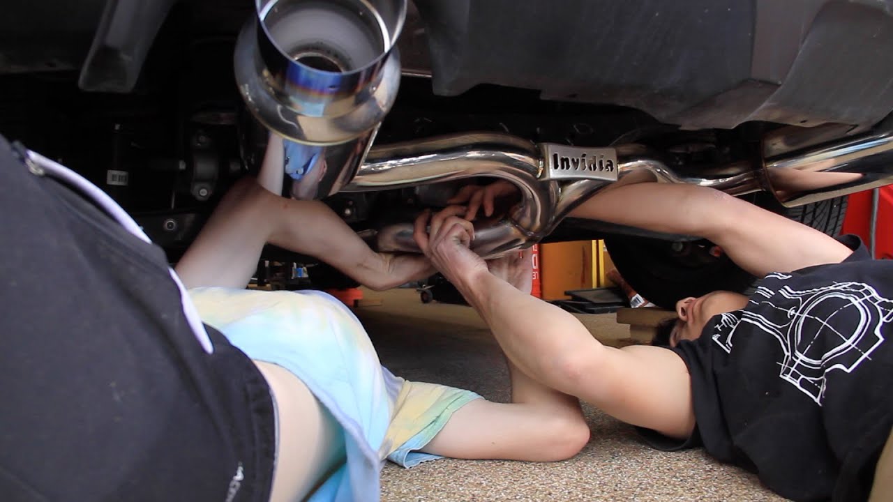 Installing my new Invidia N1 exhaust | Project WRX Ep 2.