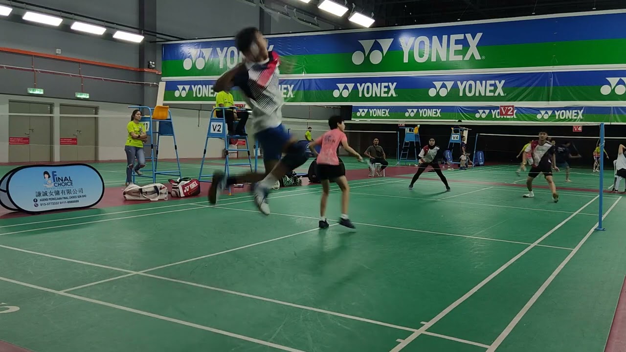 Badminton F Mixed Double U18 - Ye Qiucheng / Shou Yuxin (China) Vs Eric Choo / Nurin Izzah (Sarawak)