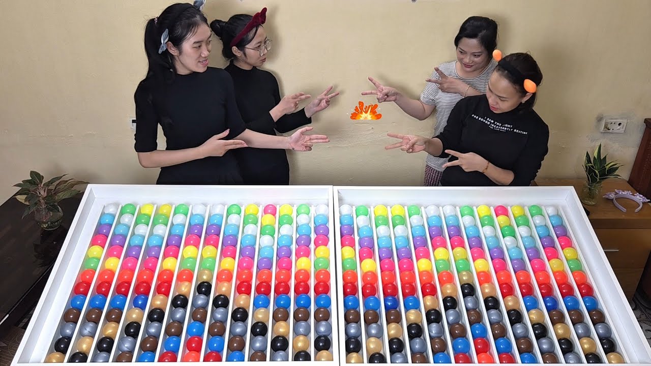 😂 Two Players Chaos in Color Ball Sorting | Satisfying ASMR Puzzle Showdown