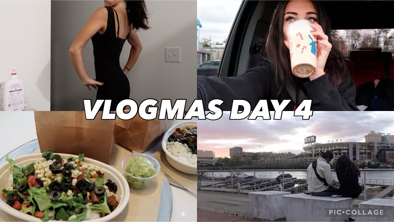 VLOGMAS DAY 4 | day in Knoxville Tennessee, Dutch bros order, flying the drone at sunset, date night