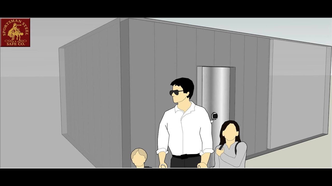 Modular Bullet Resistant Vault Room from Sportsman Steel