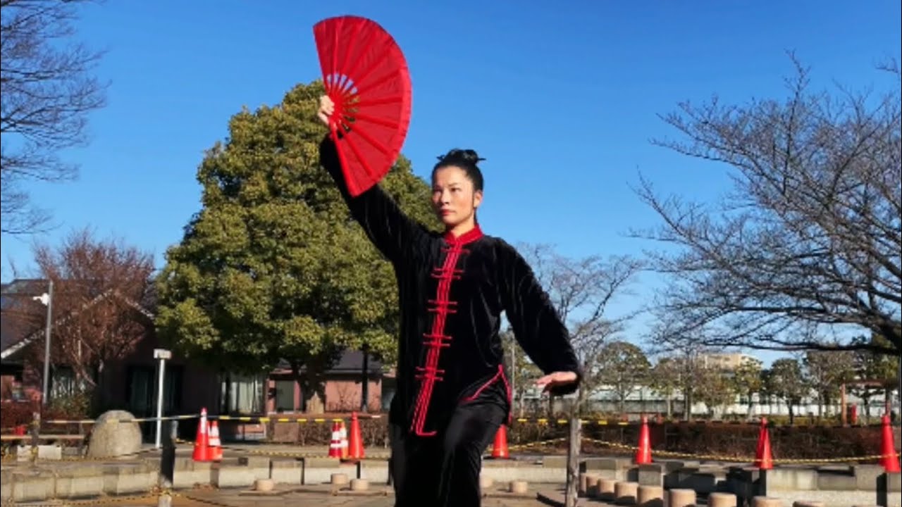 2022年最新摄影#第一套（太极功夫扇）