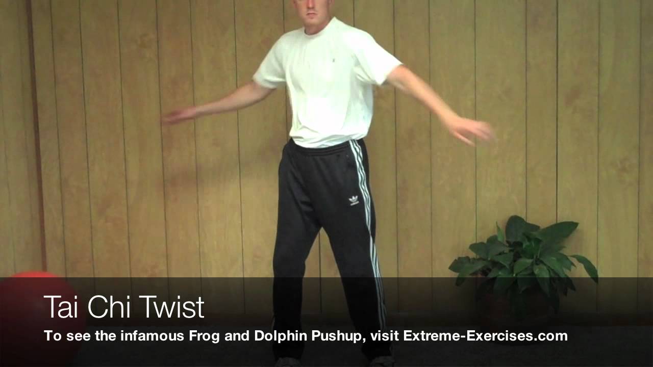 Tai Chi Twist Exercise-BEGINNER core strength for ELDERLY