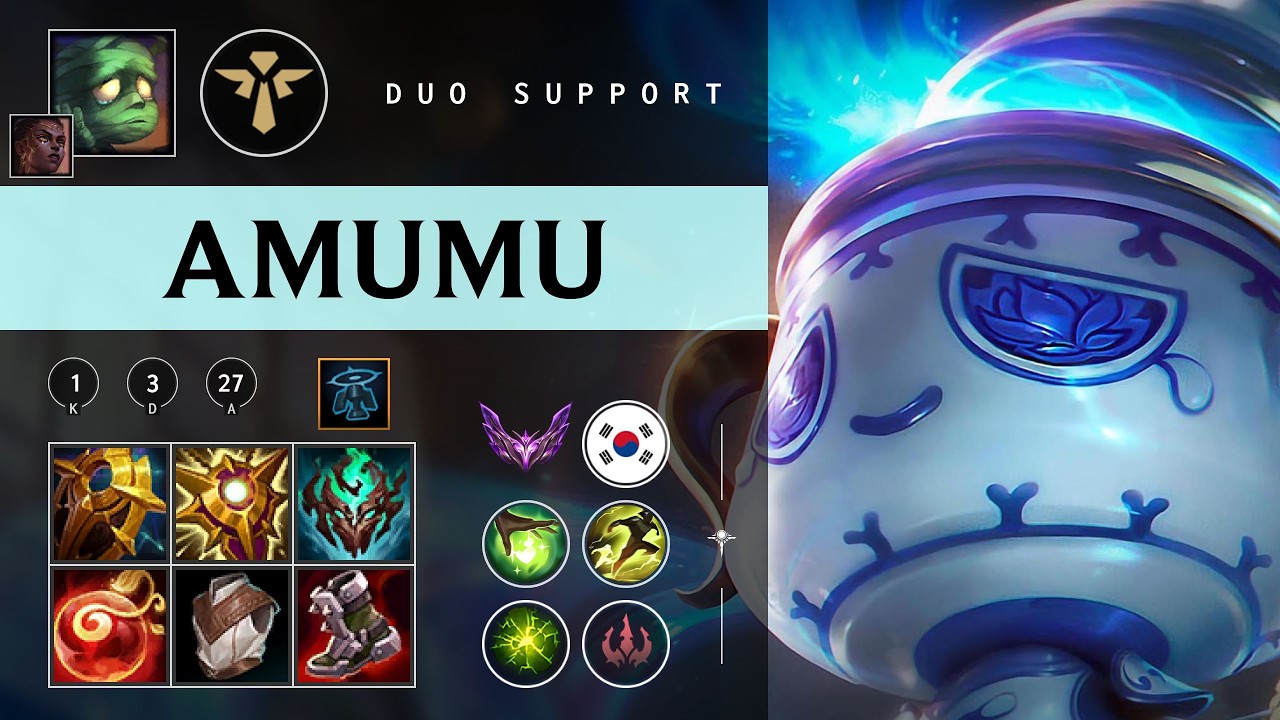 Amumu Support vs Leona - KR Master Patch 26.05