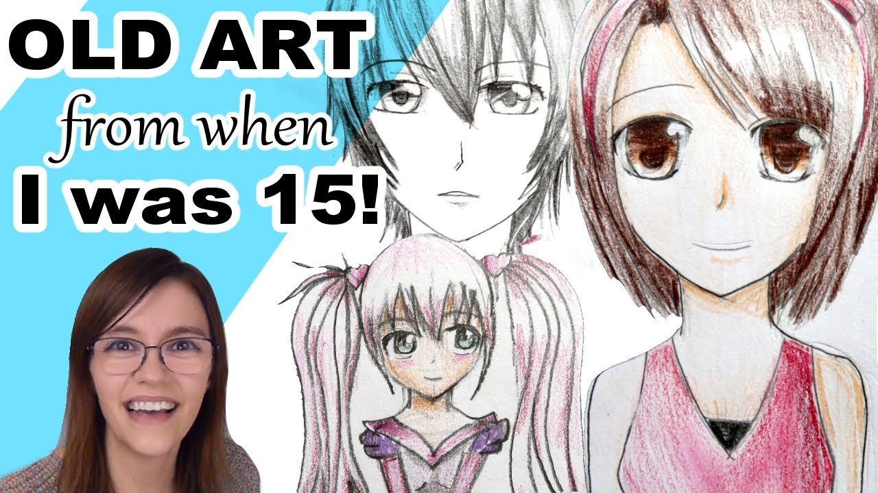 Reacting to art from when I was 15! OLD ART!