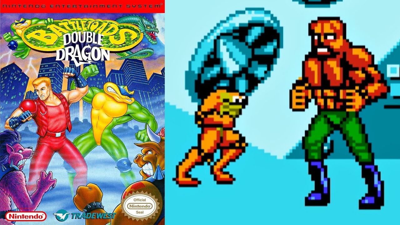 Battletoads & Double Dragon - The Ultimate Team (NES) 1st Boss: Abobo (No Damage).