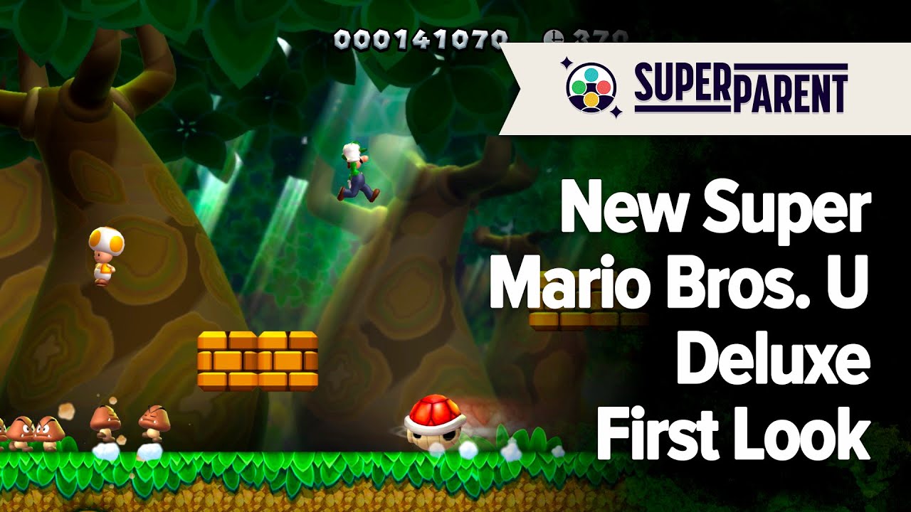 New Super Mario Bros. U Deluxe Switch Gameplay - SuperParent First Look