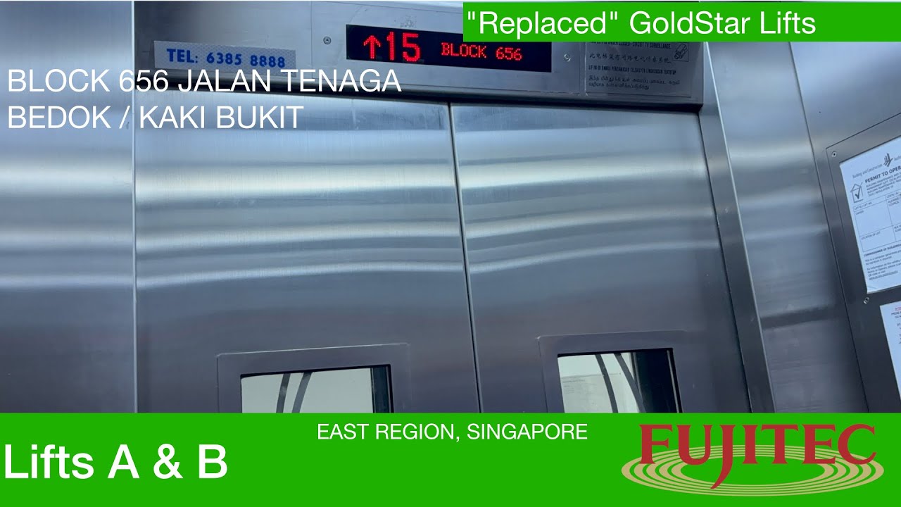 HDB Block 656 Jalan Tenaga (Bedok/Kaki Bukit) || Fujitec Elevator 