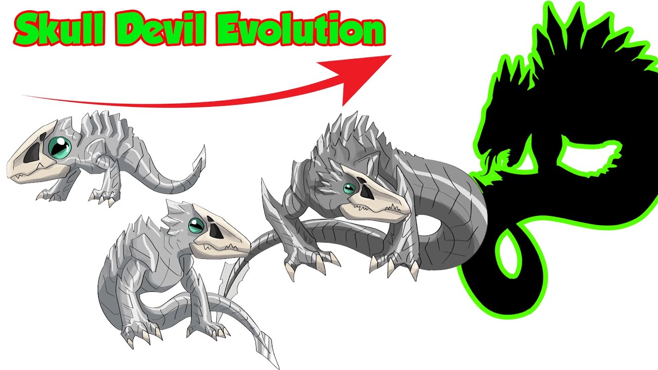 Skull Devil as 18 types grow up evolution part 3 | Monterverse Fanart | Maxxive Jumpo