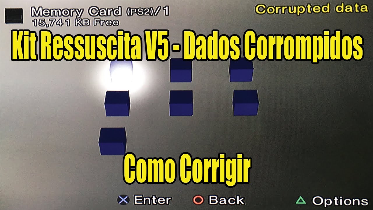 Kit Ressuscita V5 - Ícones do Memory Card Corrompidos - Como Corrigir  | TUTORIAL