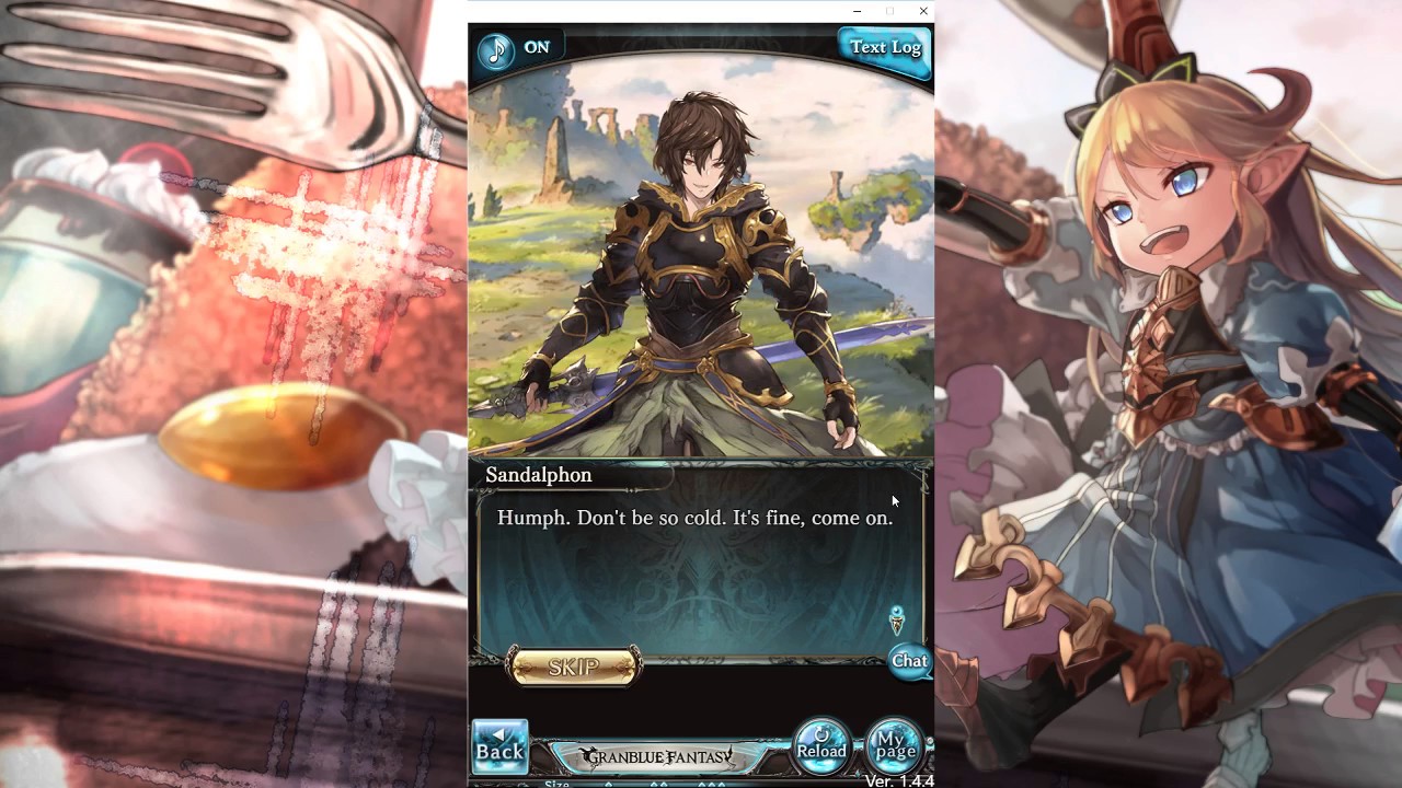 [GBF] What Makes the Sky Blue - Sandalphon battle and End?