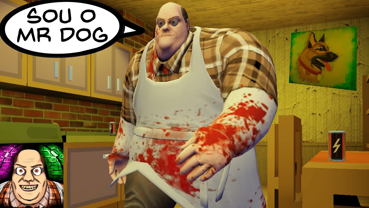 O MR DOG É MALUCO!! JOGO DE TERROR GRÁTIS PARA CELULAR (Mr Dog Parte 1)
