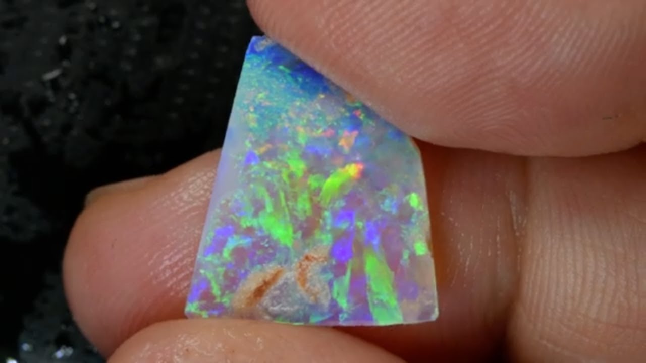 16.94 cts Rough Black Opal Rubs Parcel Lightning Ridge