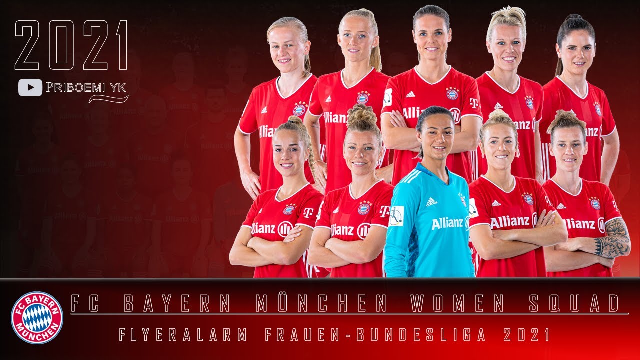 Squad Bayern München Women 2021 | 🇩🇪 Bayern München Flyeralarm Frauen-Bundesliga 2021