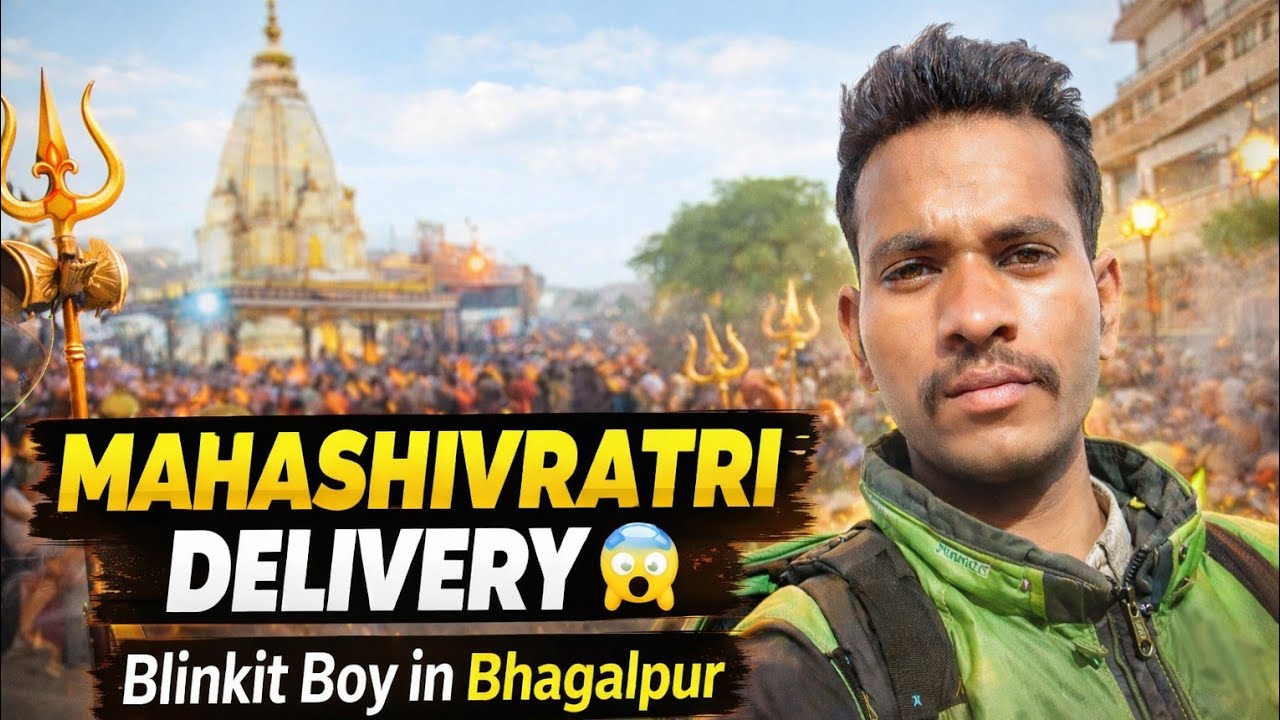 Blinkit Delivery on Mahashivratri | Bhagalpur Real Vlog 🚀