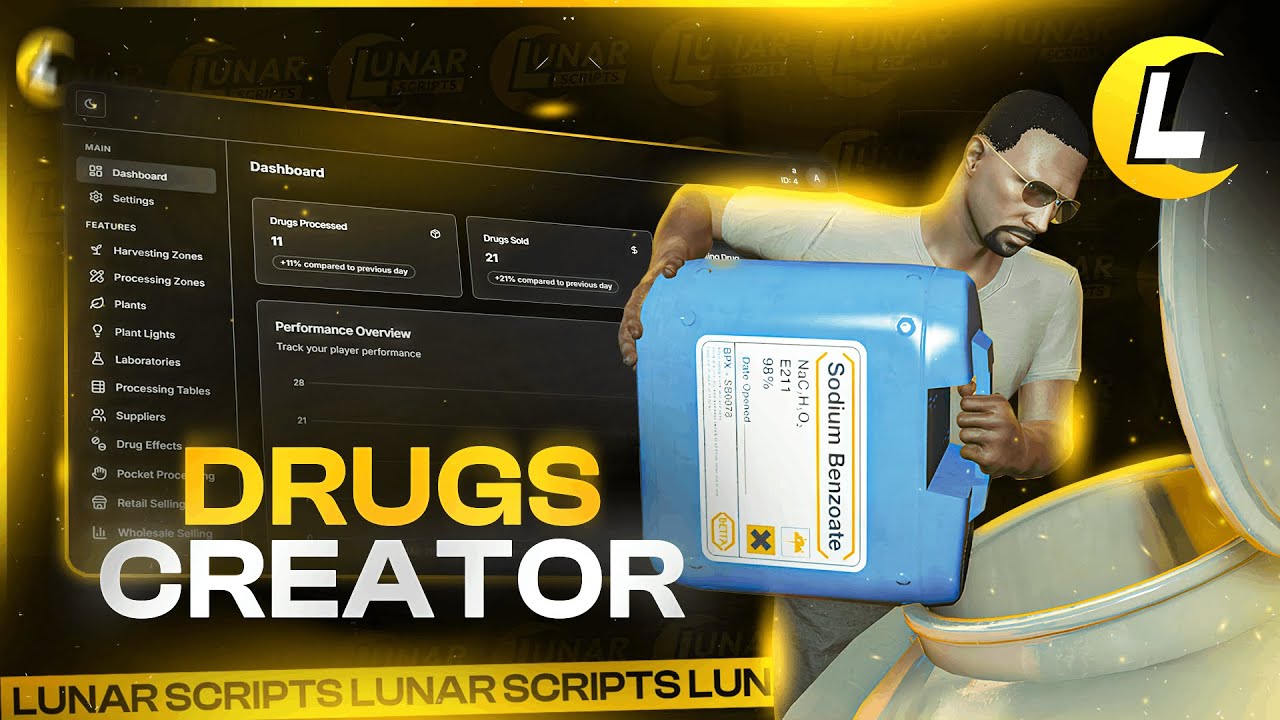 [QB/ESX] FIVEM DRUGS CREATOR SCRIPT | DETAILED WALKTHROUGH | PAID
