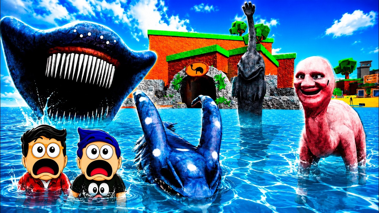 😱 WE FOUND ALL THE NEW SEA SCP MONSTERS IN THE SCP MORPH ROBLOX UPDATE!