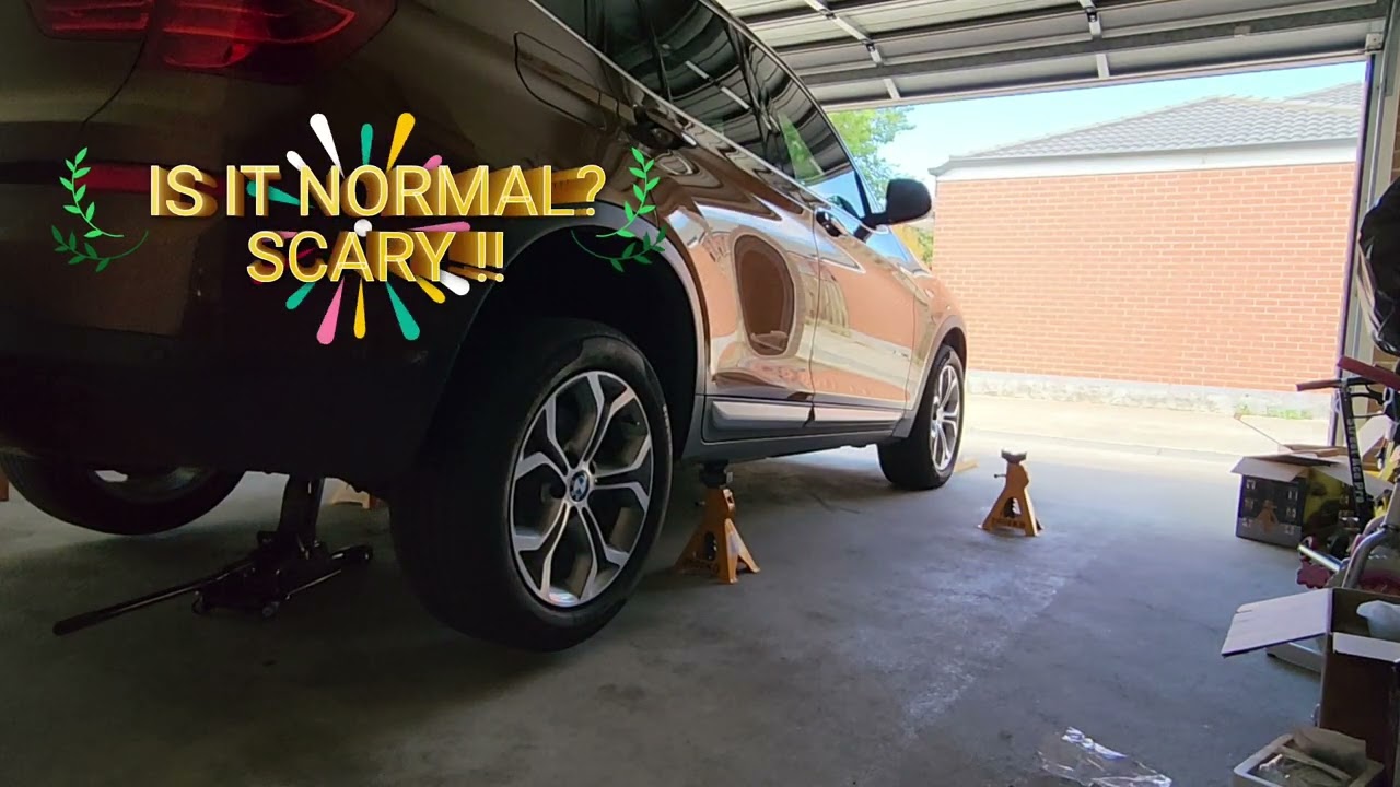 2017 BMW X3 XDRIVE20D F25 B47 | Lifting using Floor Jack