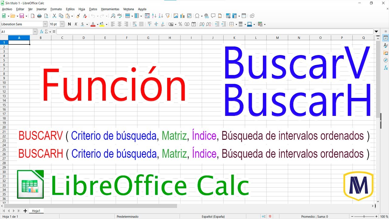 Función BuscarV y BuscarH – LibreOffice Calc (curso en línea)