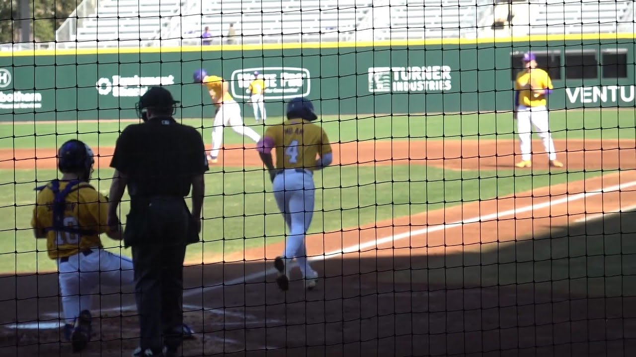 LSU Baseball scrimmage footage, Sunday, Feb. 8