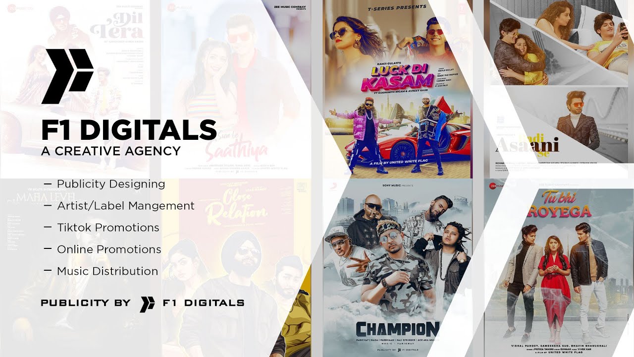 F1 Digitals Poster Design - A Creative Marketing Agency - Publicity Design