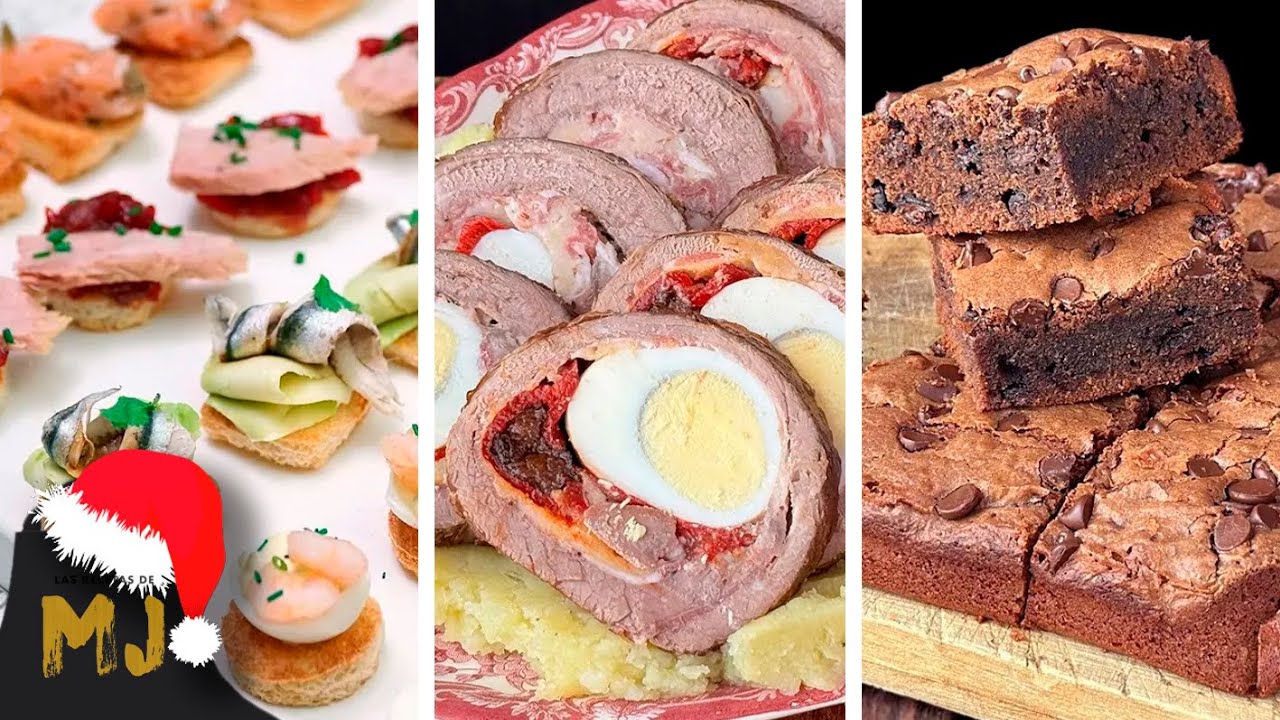 Menú FÁCIL y ABUNDANTE para ocasiones especiales: canapés, principal y postre