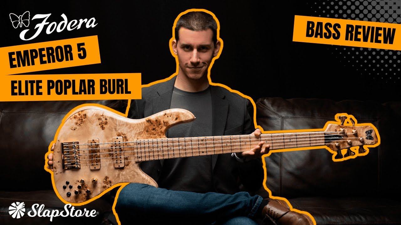 Bass Review: Fodera Emperor 5 Elite Poplar Burl (ft. 