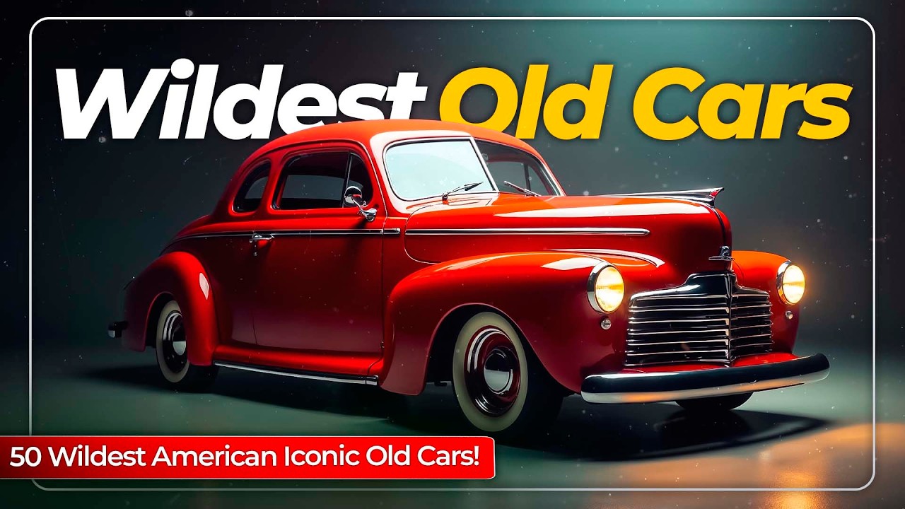 50 Wildest American Old Cars You Forgot About!