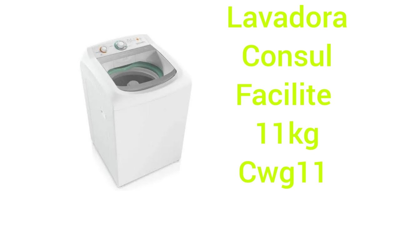 Lavadora Consul facilite 11kg (cwg11) centrífugação final