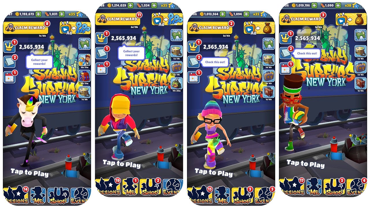 Subway Surfers New York 2023 Pride Frank vs Pride Jake vs Pride Fresh