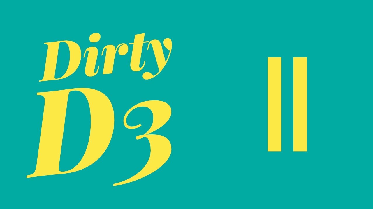 d3.scaleLinear | Dirty D3 - Episode 2