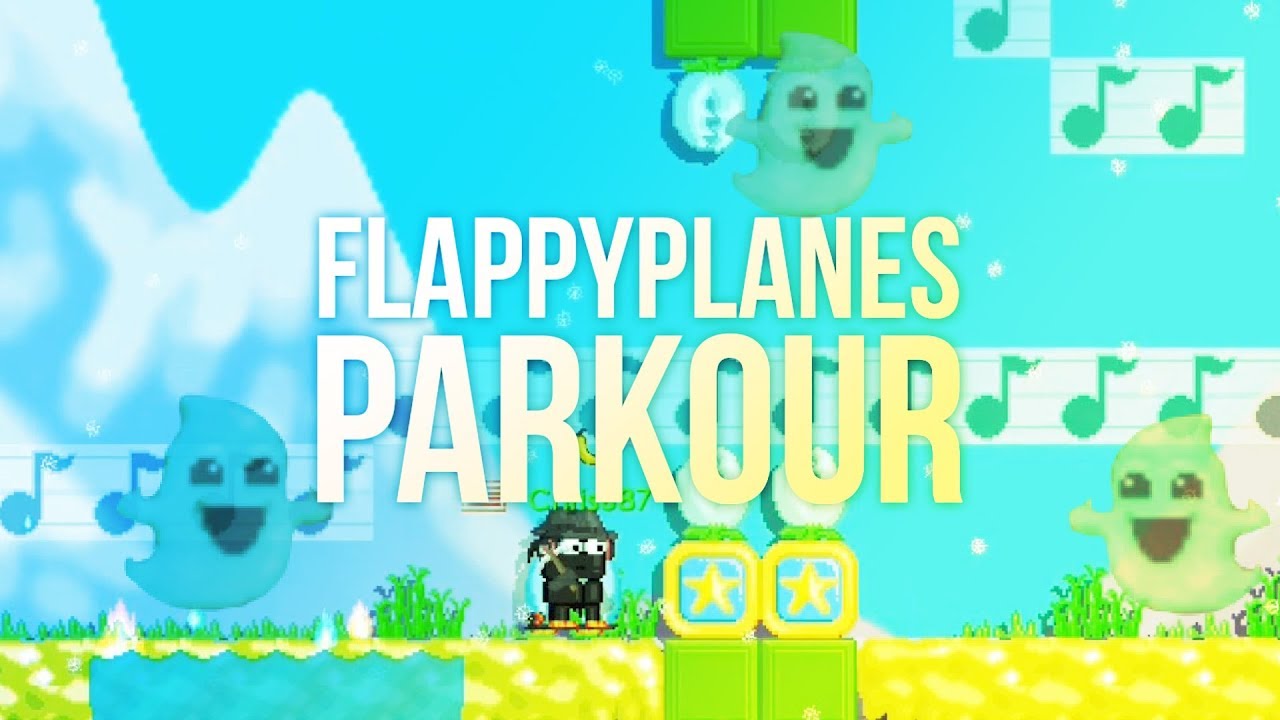 Growtopia | FLAPPYPLANES Parkour w/ nando911