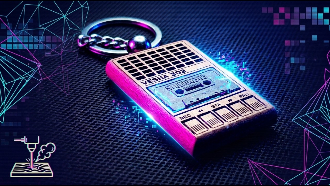 DIY Брелок в стиле ретро кассетного магнитофона «Весна 302» ACMER P1 S PRO 36 Вт