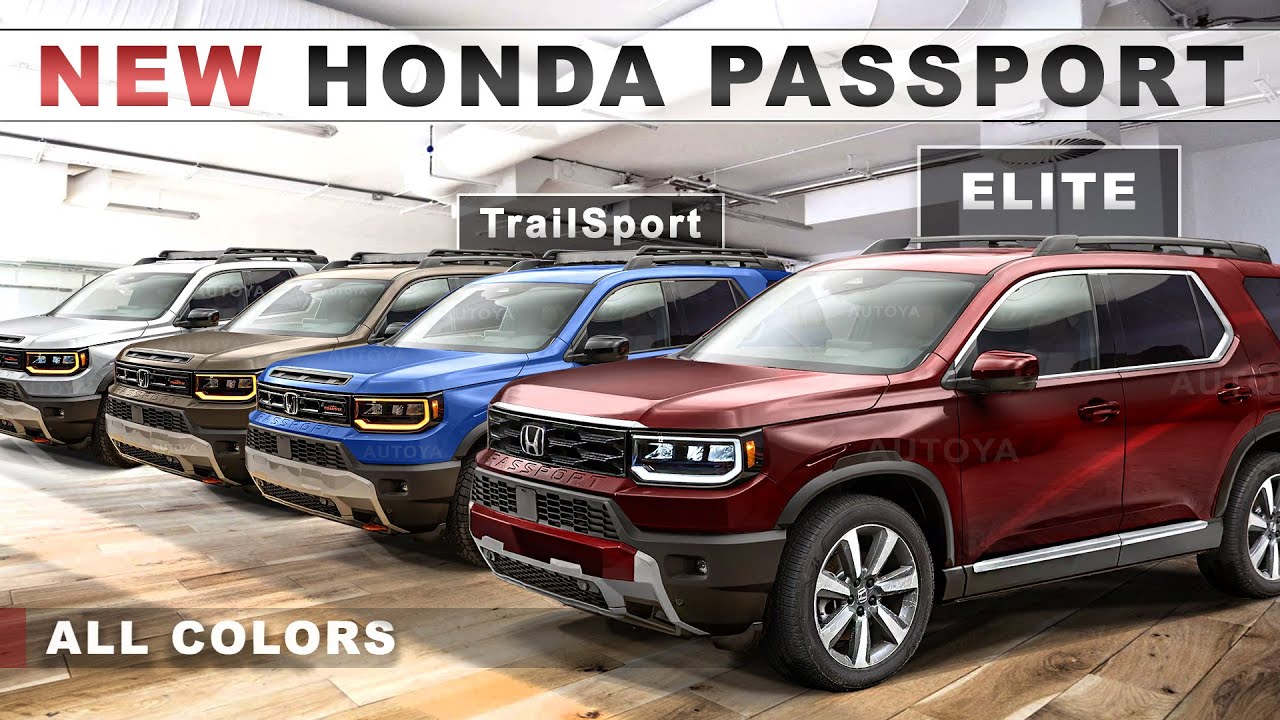 All-New 2026 Honda Passport - OFFICIALLY: NEXT GENERATION Mid-Size SUV & All Colors Configurator