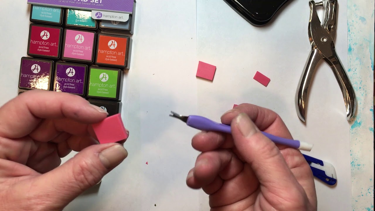 Build Your Stash and Craft, Wk 110, Diy Peg Stamps, Two Styles :)