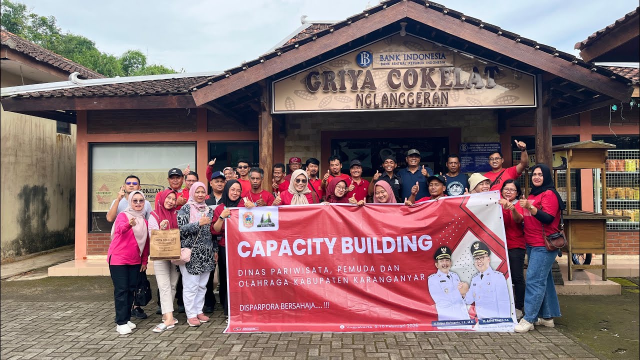 Disparpora Kab. Karanganyar Capacity Building ke Jogjakarta Bersama Kusuma Konsisten Tour Solo