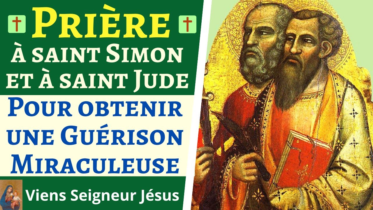Prière à saint Simon et à saint Jude pour Obtenir une Guérison Miraculeuse