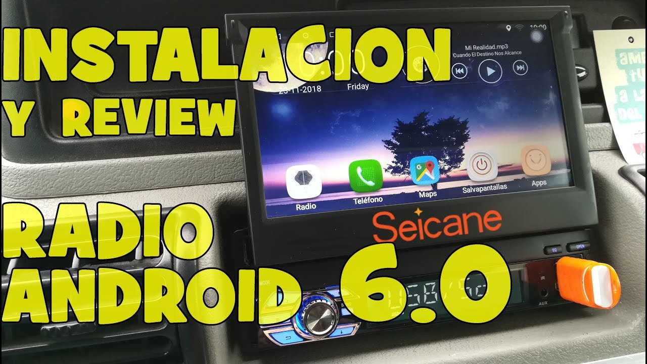 COMO INSTALAR RADIO android 1 DIN  