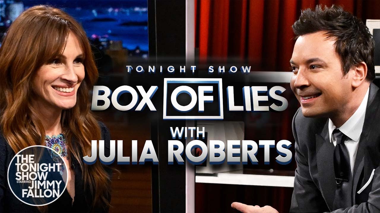 Box of Lies with Julia Roberts | The Tonight Show Starring Jimmy Fallon
