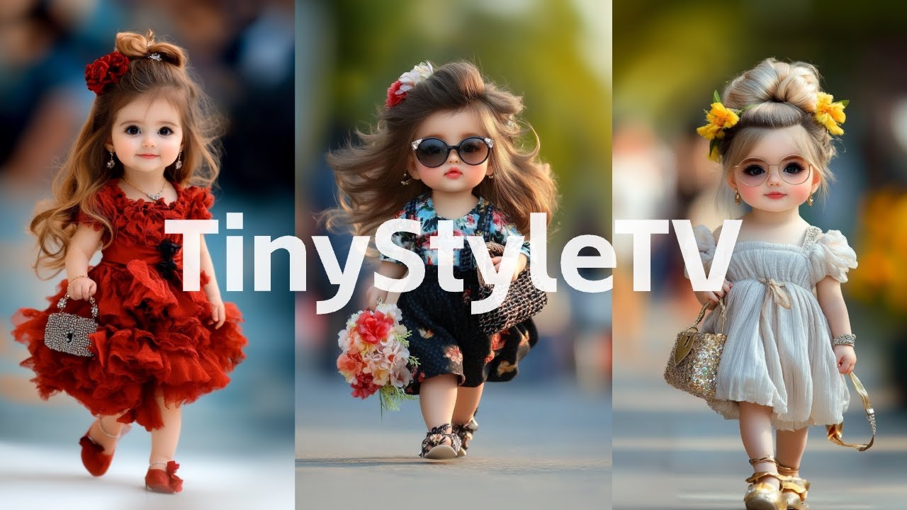 Tiny Fashion Icons 👑👠: The Most Charming Children's Runway Collection