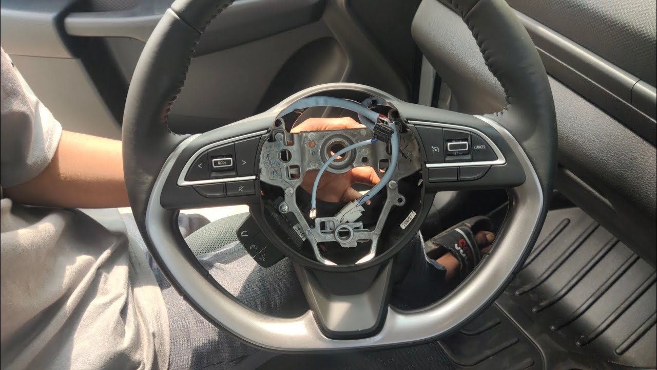 2025 Brezza Streering Control # Cruise Control # Streering top full wiring in install 