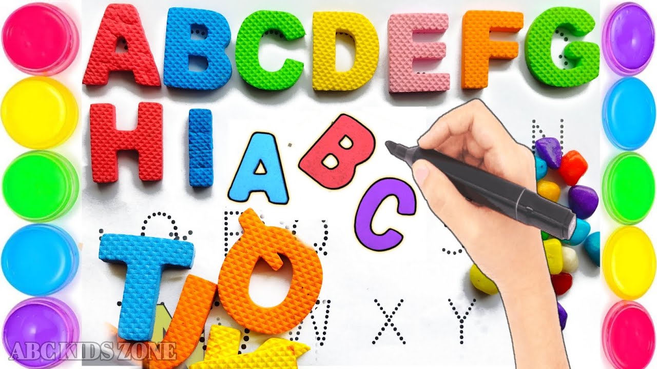 ABC Alphabet | Easy abcd | ABC Song for Kids | Learn A to Z Phonics & Dotted Writing ABCD #abcsong 