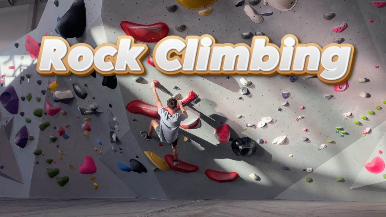 I tried ROCK CLIMBING for the FIRST time!