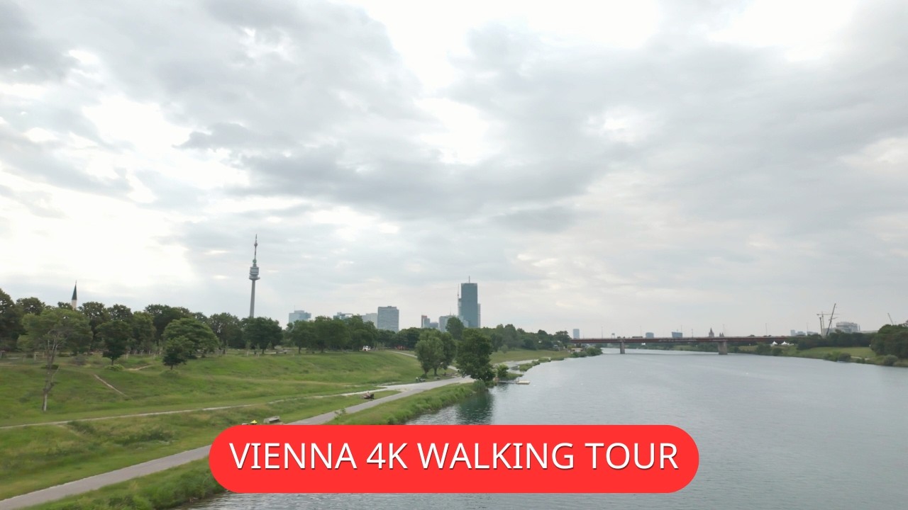 Along Metro U6 | From Neue Donau to Handelskai | Vienna 4K Virtual Walk