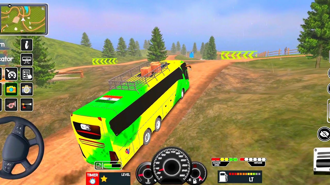 Coach Bus Simulator India Off-road Driving Bus Game | New Update 2025 Full Gameplay Video Part 