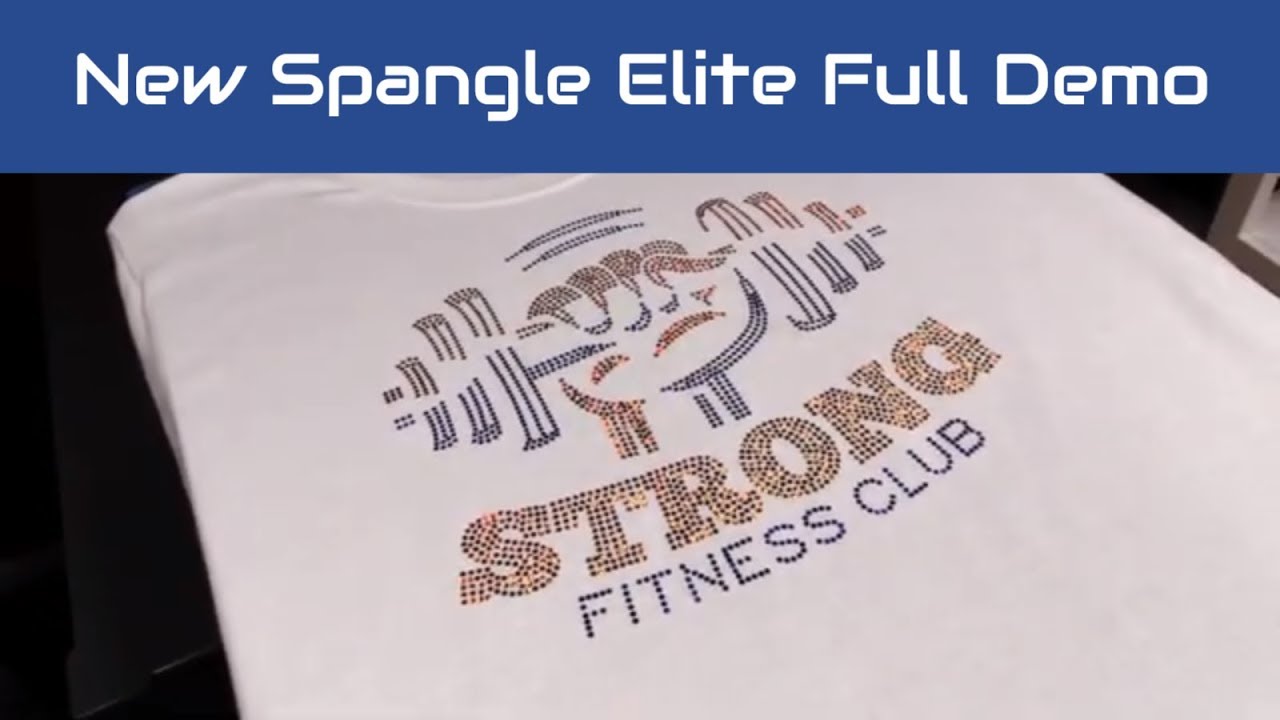 All New Spangle Elite Bling Tranfer Machine