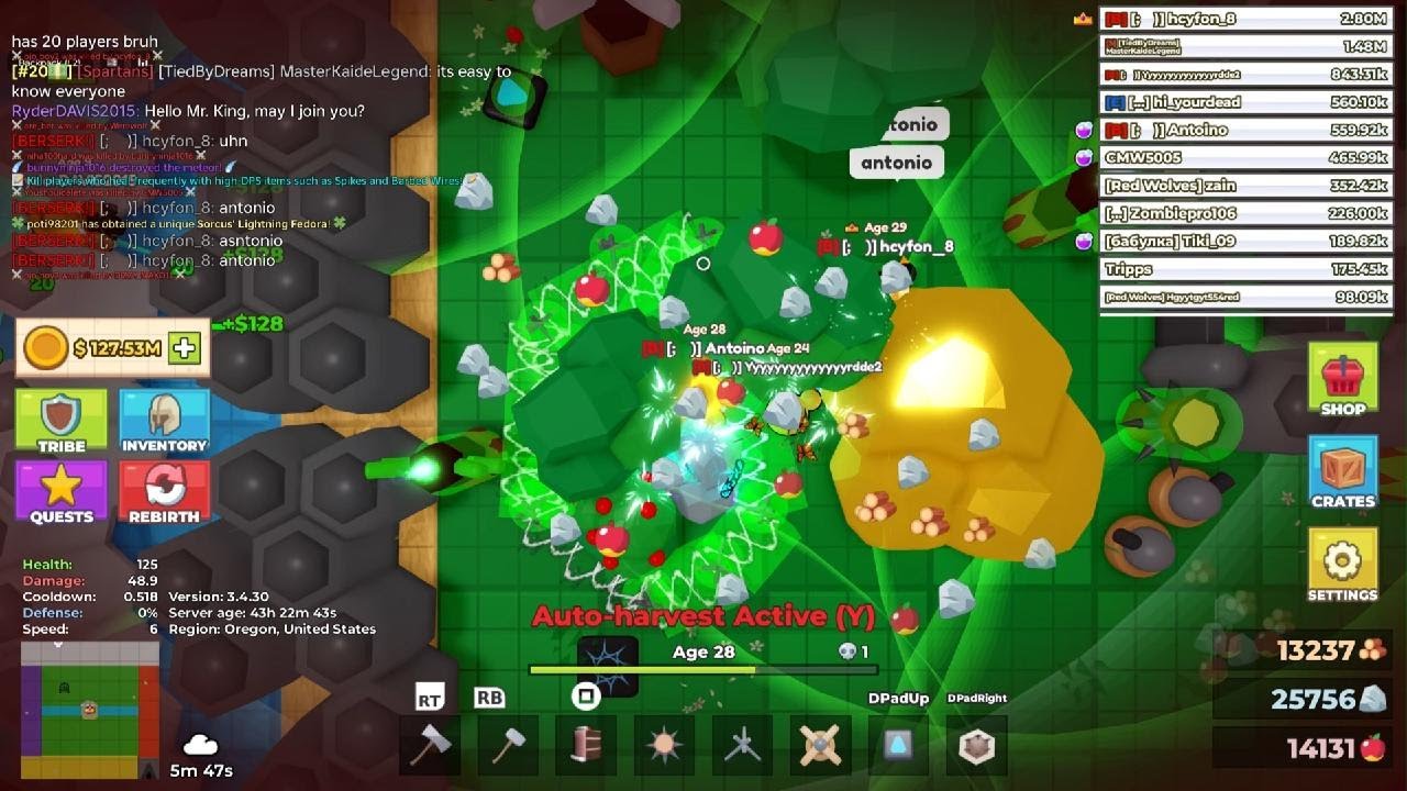 Tribe survival 1v1  (Roblox tribe survival)