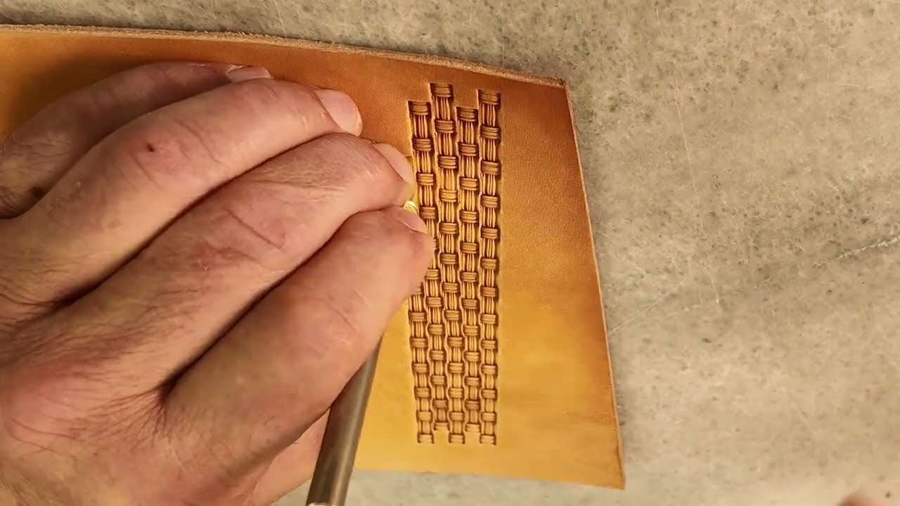 Tools for leather crafts. Stamp #624B