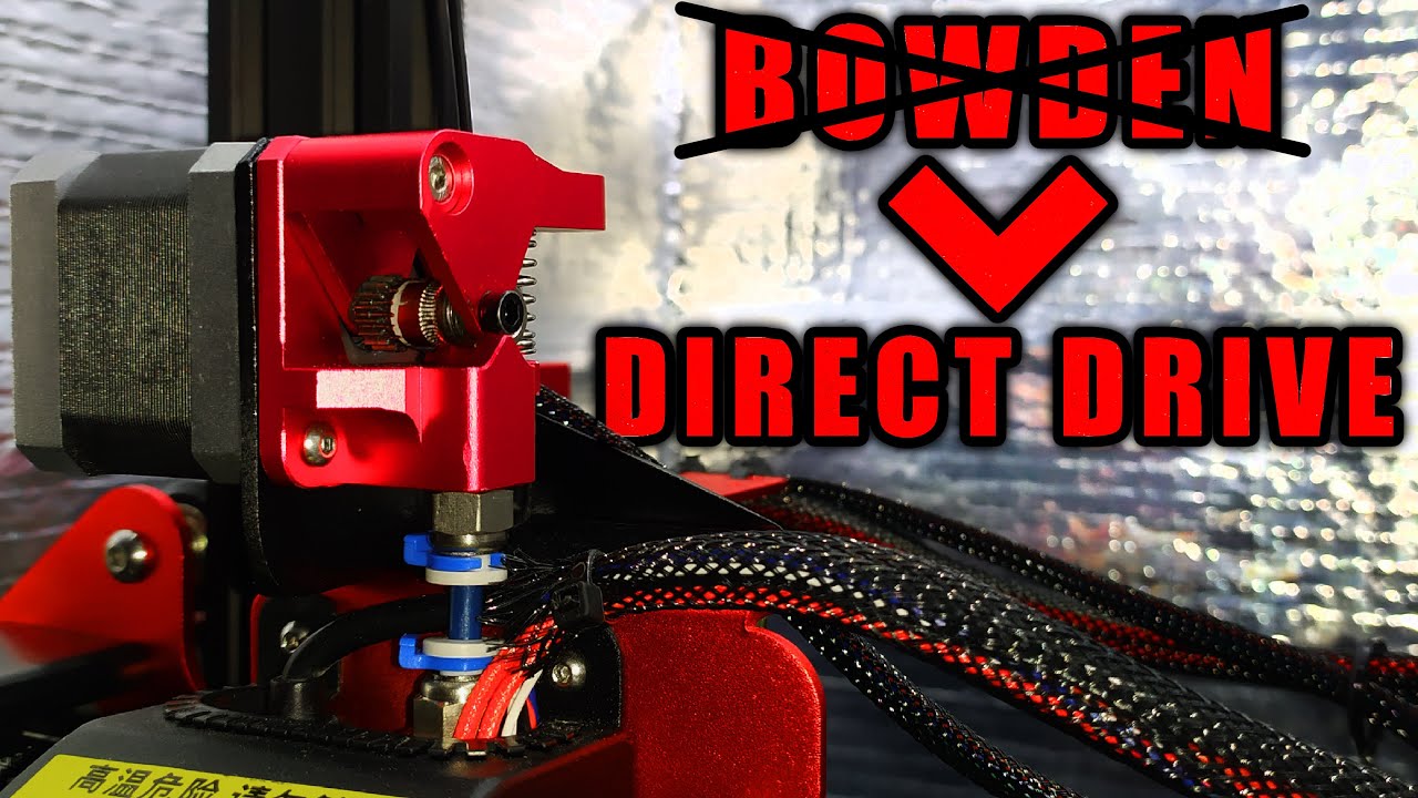 MODYFIKACJA DRUKARKI DO DRUKU ELASTYCZNYMI FILAMENTAMI - BOWDEN TO DIRECT DRIVE - CREALITY CR10S PRO